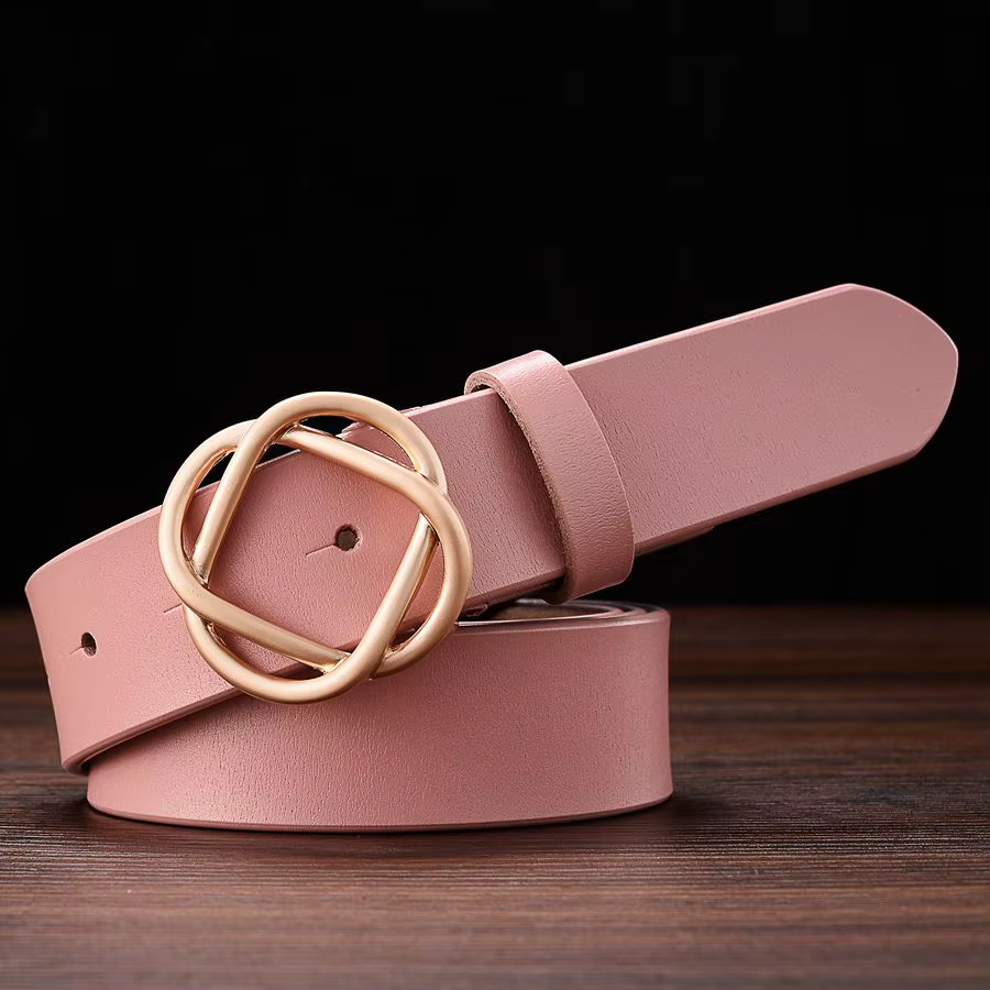 Ceinture en cuir classique pour femme