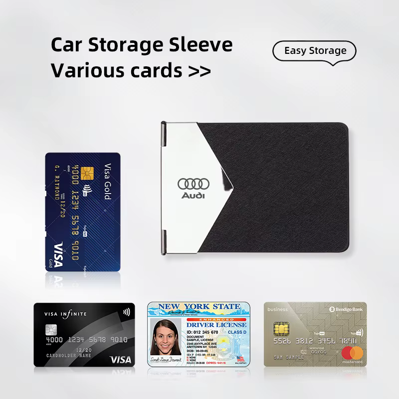 Porte-carte de crédit ultra-fin pour permis de conduire de voiture
