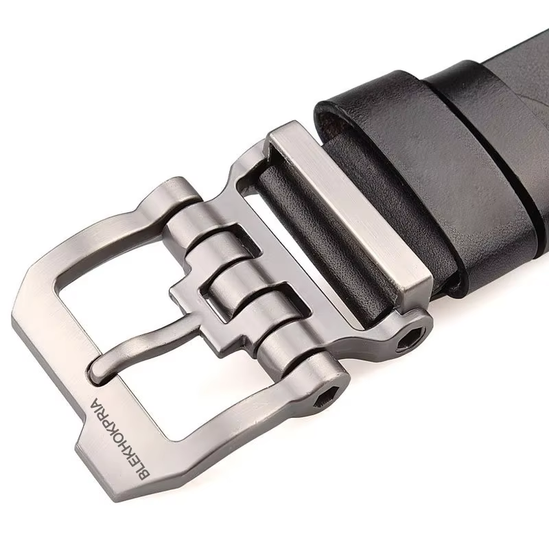 Ceintures en cuir véritable pour hommes