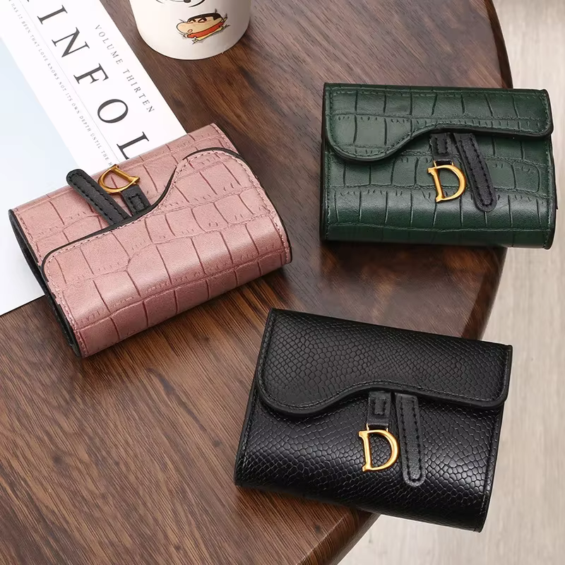 Portefeuille Mini de Luxe en Cuir PU pour Femme