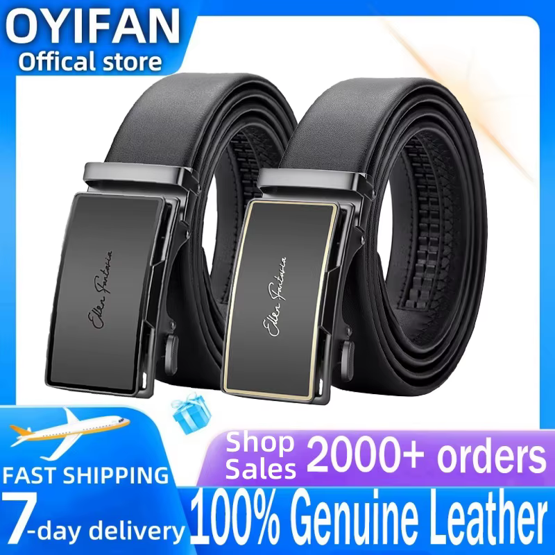 OYIFAN hommes ceinture en cuir véritable
