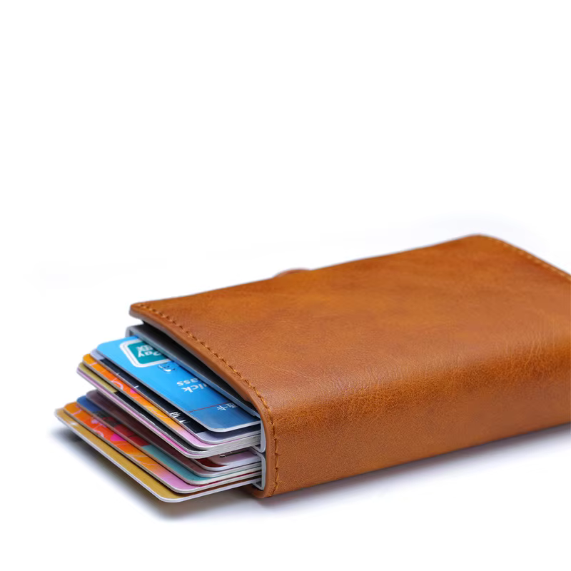 Anti Rfid fibre de carbone porte-carte de crédit hommes 14