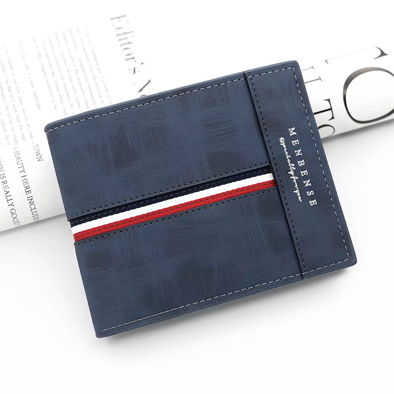 Portefeuille court mince de luxe pour hommes