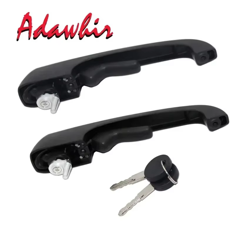 Poignée de porte avec clé pour Volkswagen, Tipo 2, T2, Kombi Mod.33, Iltis LT, LT 4x4, 2118ino 205N, 2518ino 205B