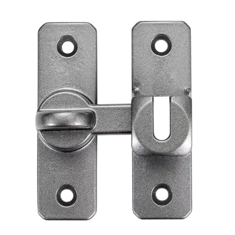 Boucle de serrure de porte coulissante, boulon de porte en alliage d'aluminium, boucle de porte coulissante Simple pour la maison