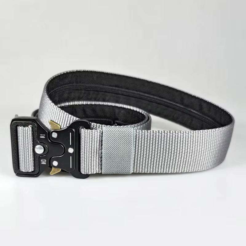 Ceinture pour hommes avec fermeture éclair