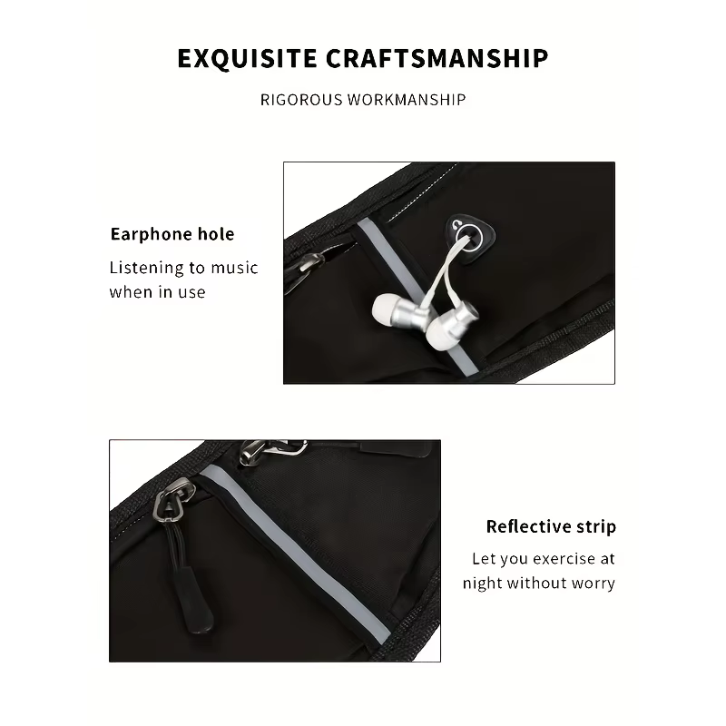 Sac banane unisexe pour sports de plein air