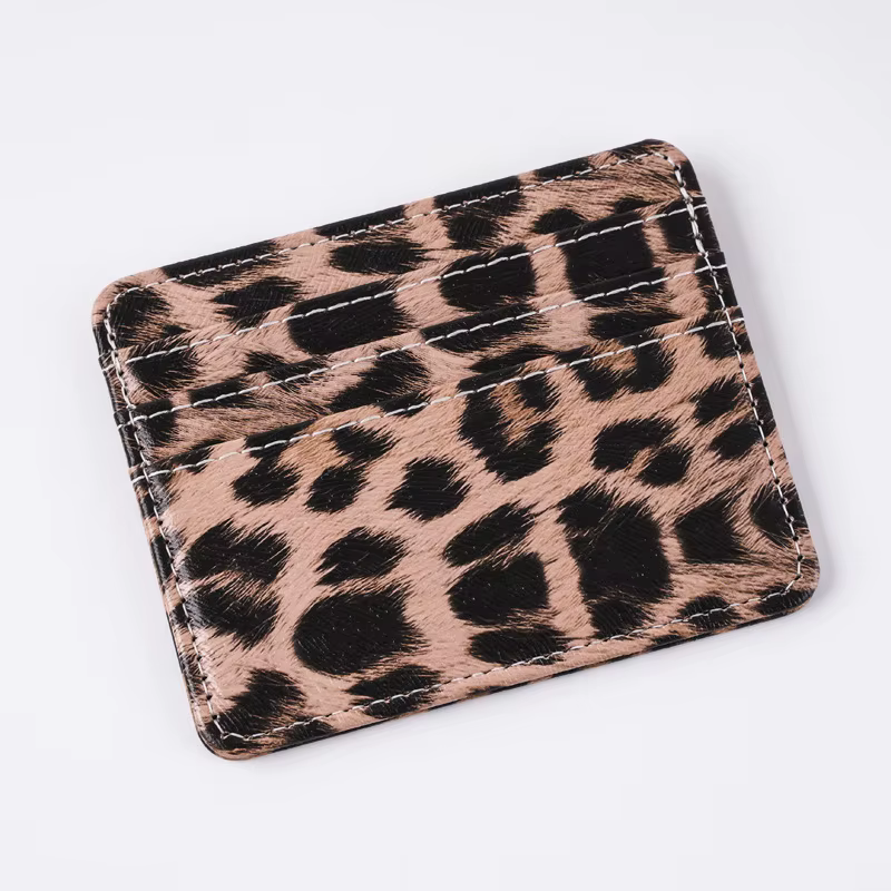 Portefeuille en cuir PU pour femmes