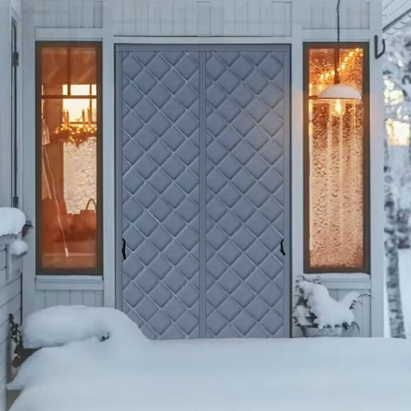 Rideaux de porte chauds et épais en coton auto-absorbant pour la maison, rideaux de séparation d'isolation thermique, rideaux froids d'hiver