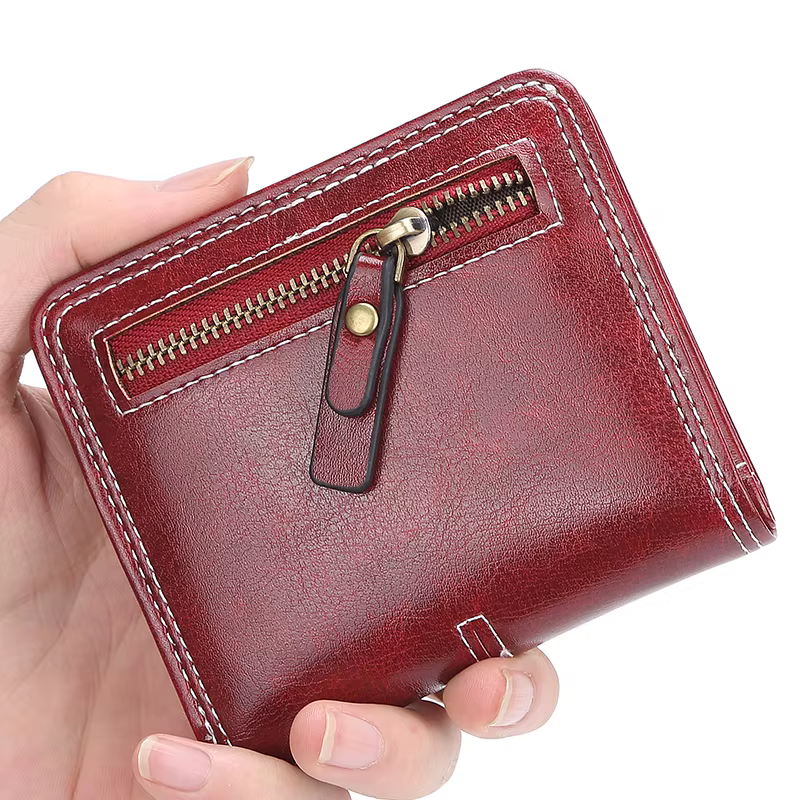 Mini portefeuilles en cuir PU pour femmes