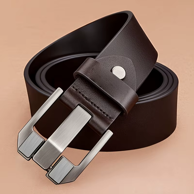 Ceinture à boucle ardillon en alliage personnalisée pour hommes
