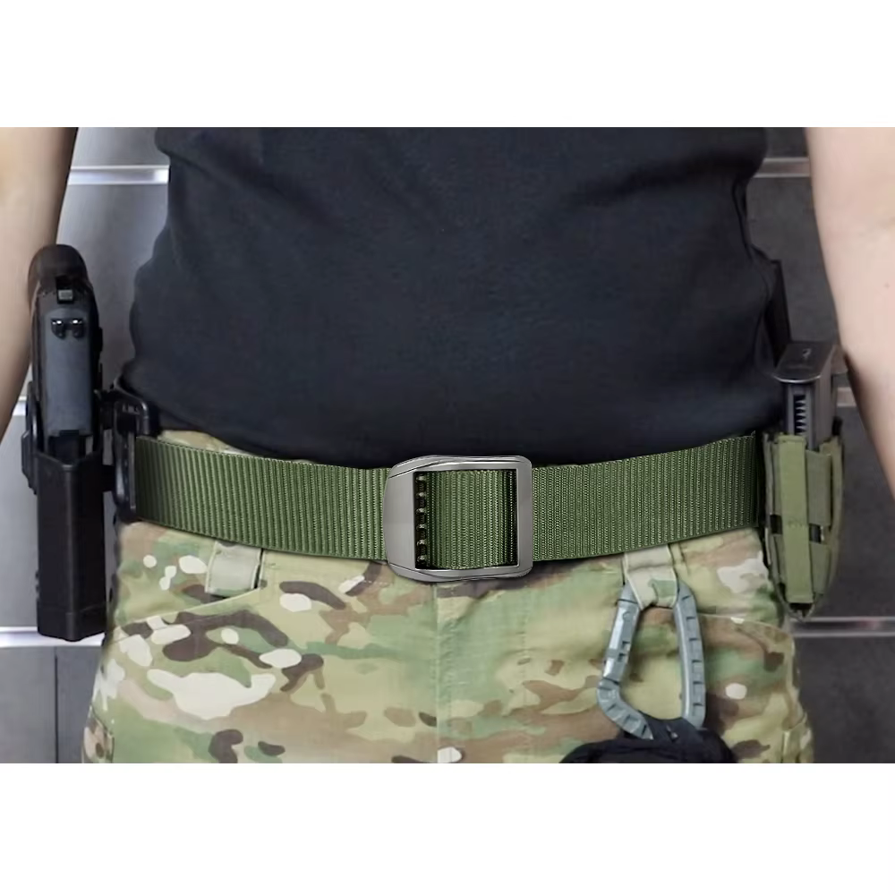 Hommes ceintures boucle ardillon ceinture en Nylon mâle armée