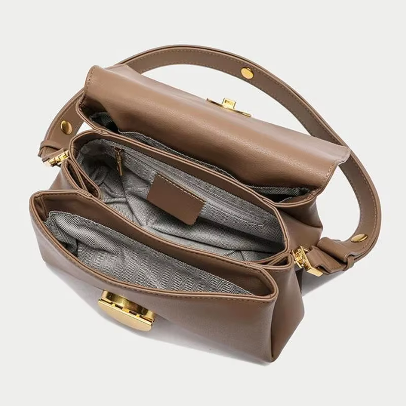 Sac à bandoulière en cuir pour femmes