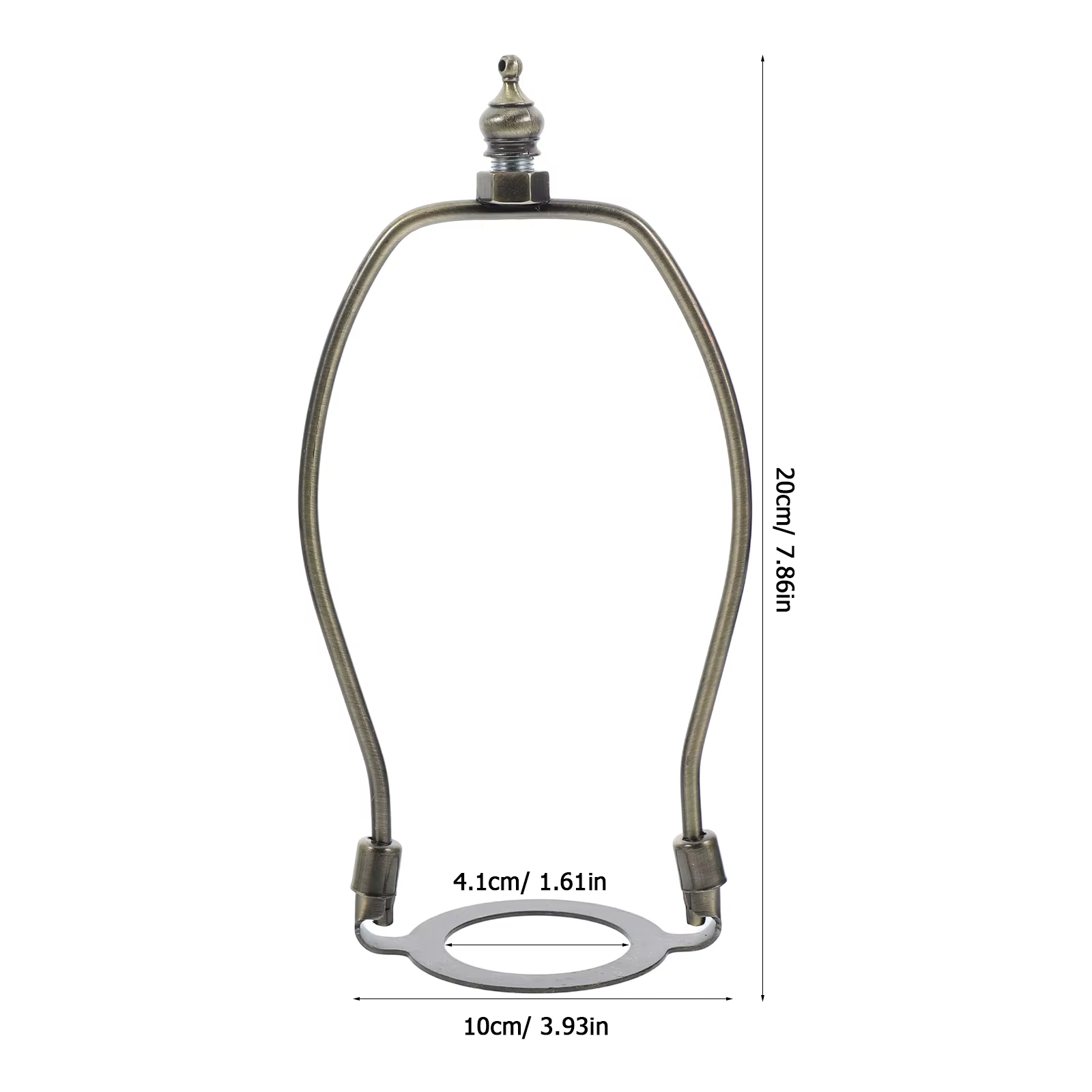 2 pièces lampe cintre lampe harpe abat-jour support cadre support accessoires d'éclairage suspension ampoule lustre décoration rétro