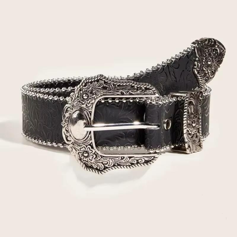 Western PU ceinture en cuir