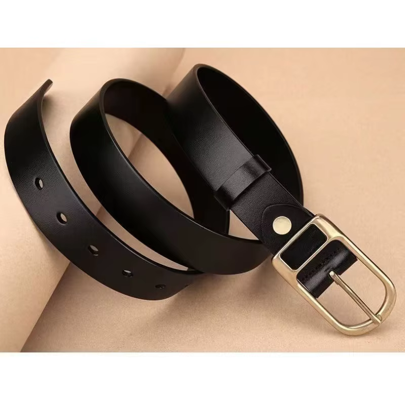 Ceinture à boucle polyvalente et tendance pour hommes, style cowboy, ceinture à boucle à ardillon, ceinture rétro pour jeans, ceinture décontractée pour affaires