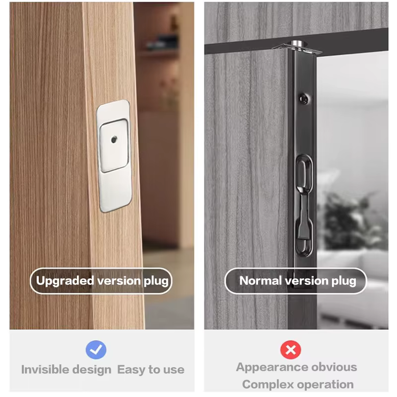Fermoir-porte magnétique invisible, avancé, GNE, automatique, quincaillerie de 2,2 de porte, porte pliante en bois