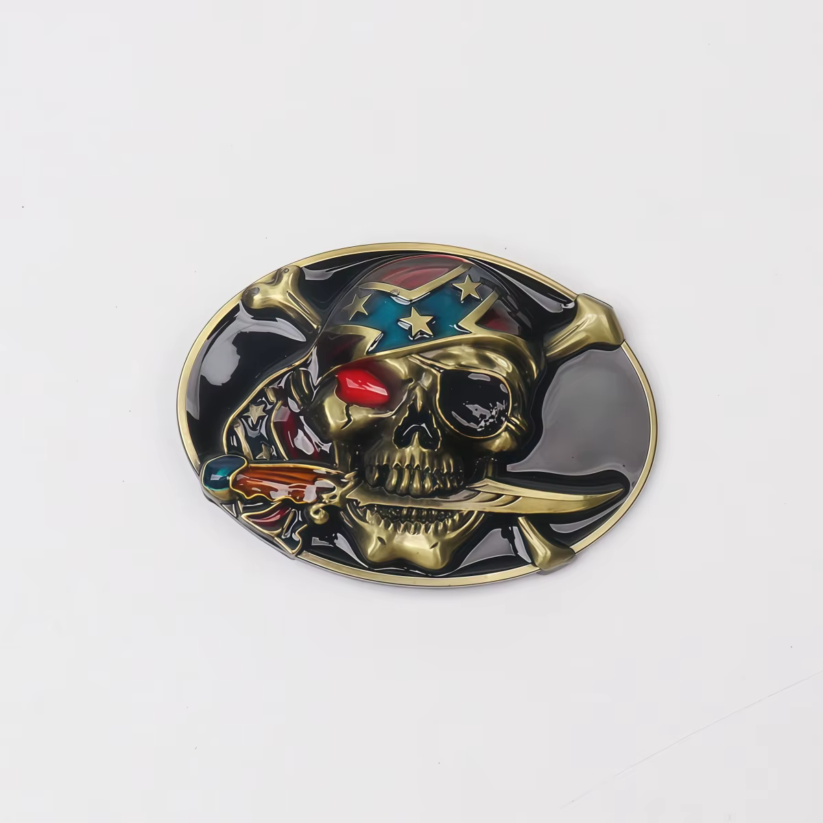 Une boucle de ceinture rétro de style western