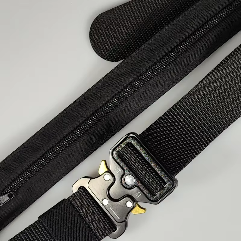 Ceinture pour hommes avec fermeture éclair