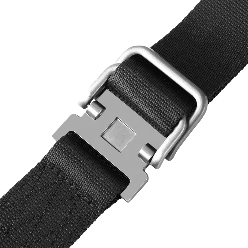 Ceinture en toile à boucle Double boucle pour hommes