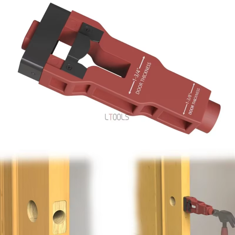 Kits d'installation de loquets de portes DMH-Doors, outil professionnel de rainurage et de ciselage de précision pour mortaises de portes, perforateur professionnel