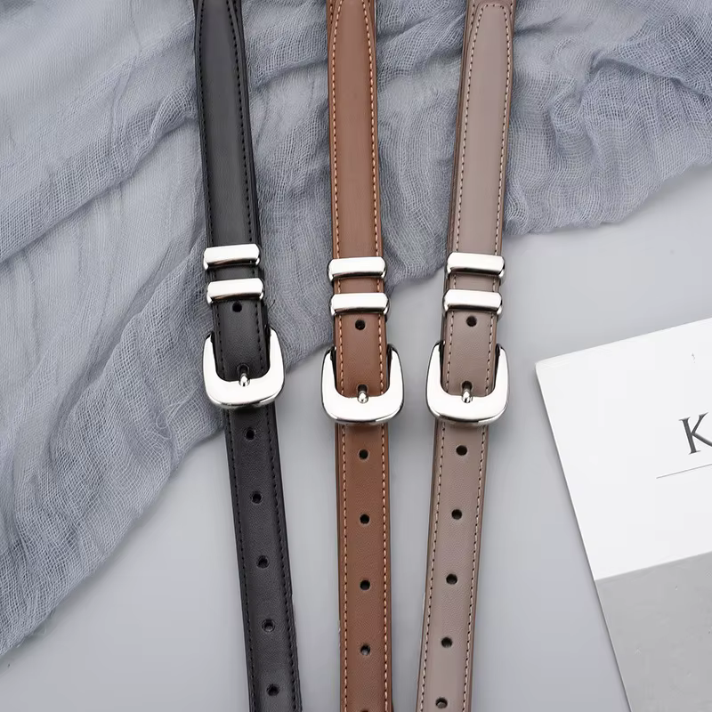 Ceinture en cuir véritable pour femme, ceinture en cuir de vachette, décoration de robe, ceinture en jean, mode d'affaires, luxe, nouveau, 2023