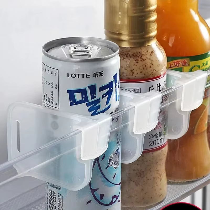 Clip de séparation pour réfrigérateur de cuisine domestique, panneau de séparation de porte latérale, support de rangement, Clip de séparation multifonctionnel, boucle