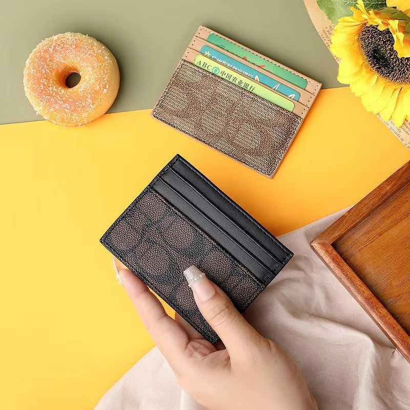 Porte-cartes multifonctionnel de luxe pour femmes