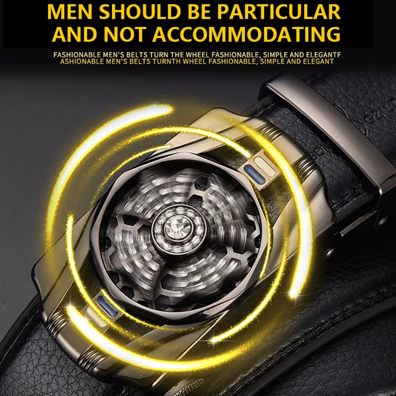 Matériel De ceinture pour hommes boucle rotative en métal