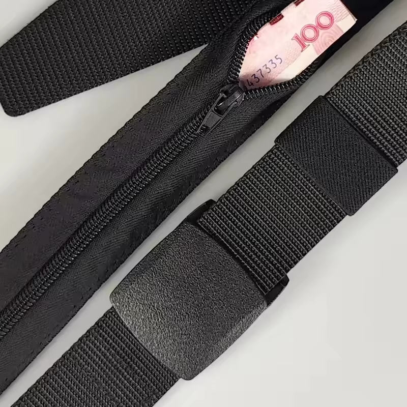 Nouveau voyage argent Anti-vol ceinture taille sac femmes Portable caché