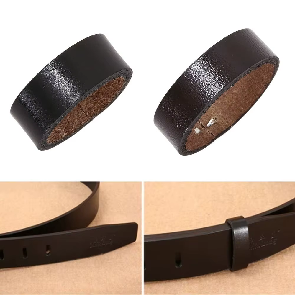 Ceinture de taille en cuir véritable