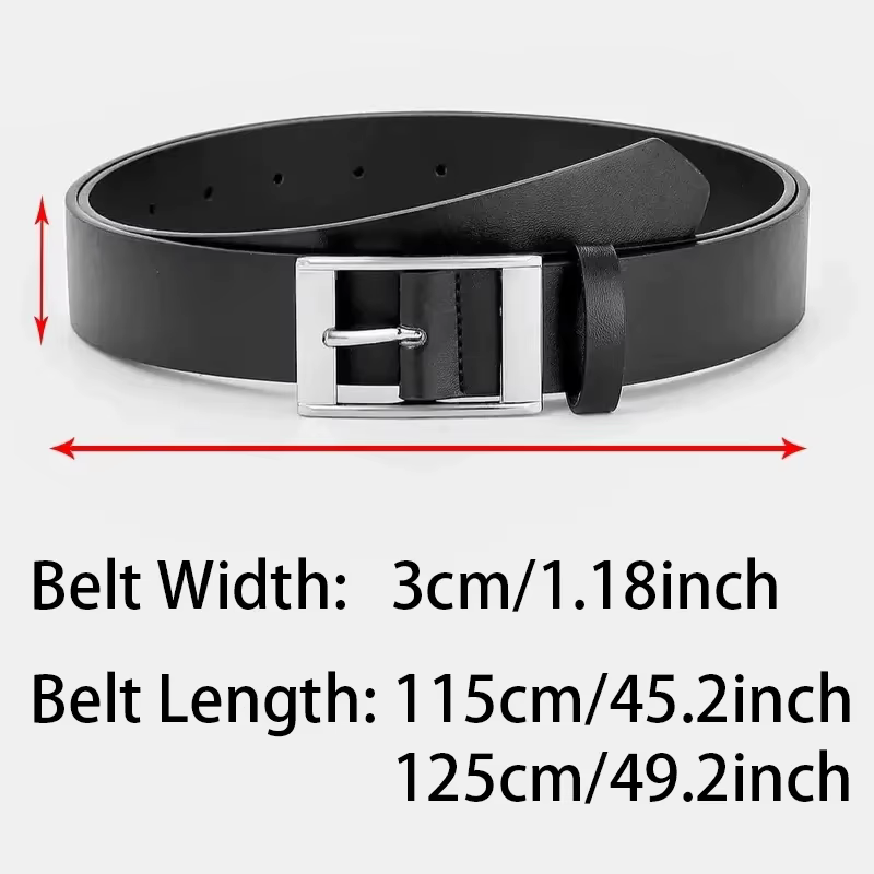 Ceinture de Luxe en Cuir PU pour Homme