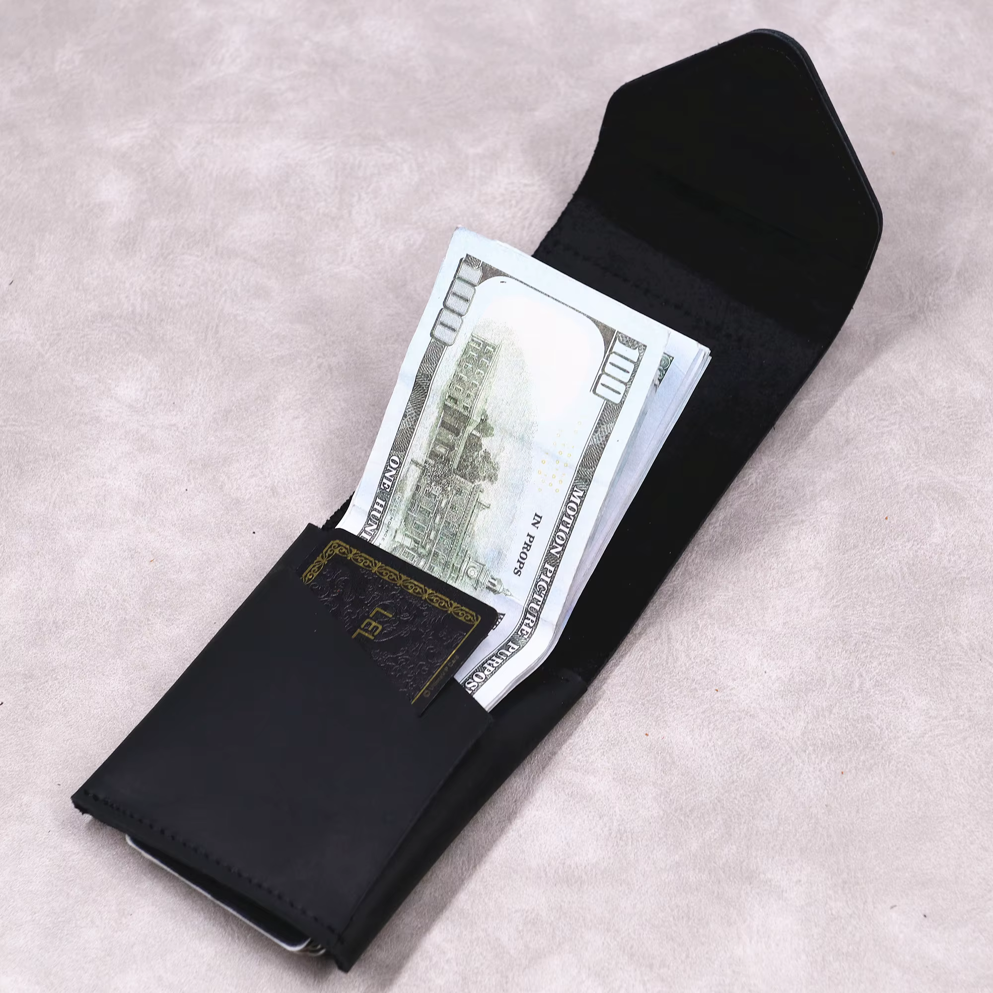 Portefeuille en cuir véritable pour hommes