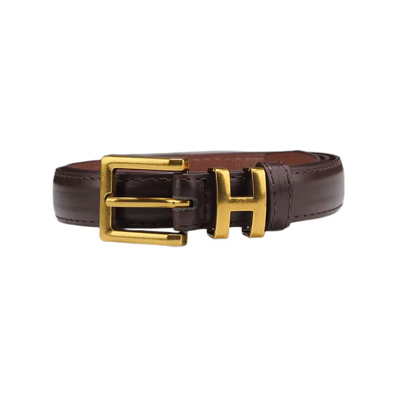 Ceinture en cuir fine pour femme de 2