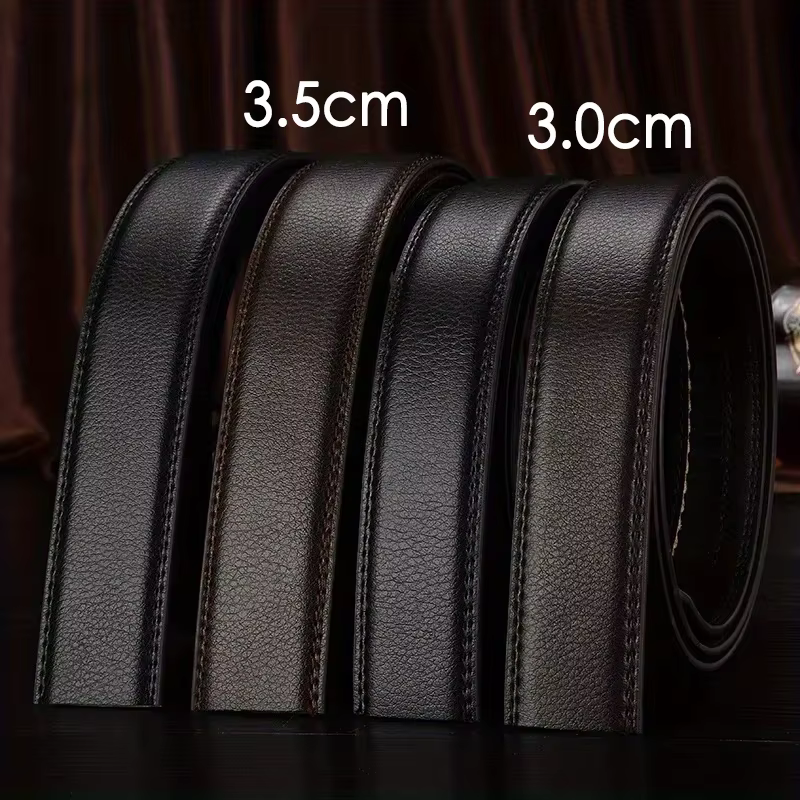 Ceinture d'affaires unisexe en PU pour hommes et femmes