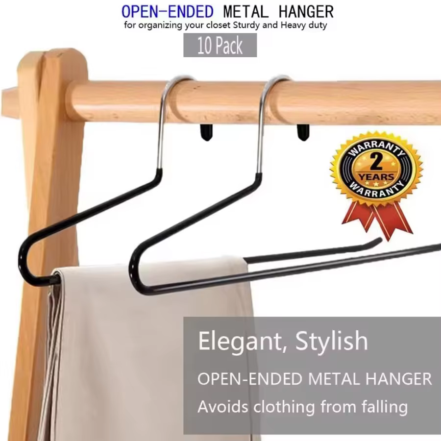 Cintre pour pantalons de Type oie, pour usage domestique, cintre pour pantalons, sans marquage, Clip antidérapant, porte-vêtements en plastique, rangement de placard