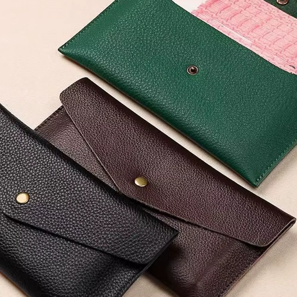 Nouveau Portefeuille en cuir souple pour femmes