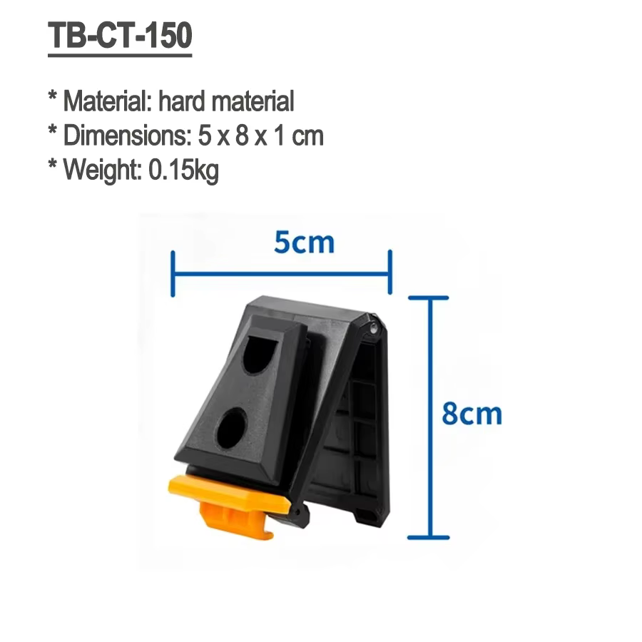 ToughBuilt TB-CT-42 Ceinture de travail pour professionnels Boucle en acier Boucle robuste / Support arrière pour sac de taille Clip Tech Hubs