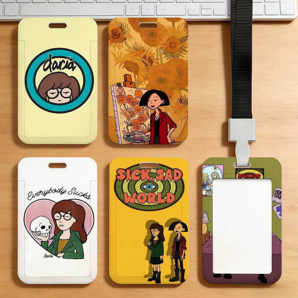 Porte-cartes D-Daria à motif dessin animé