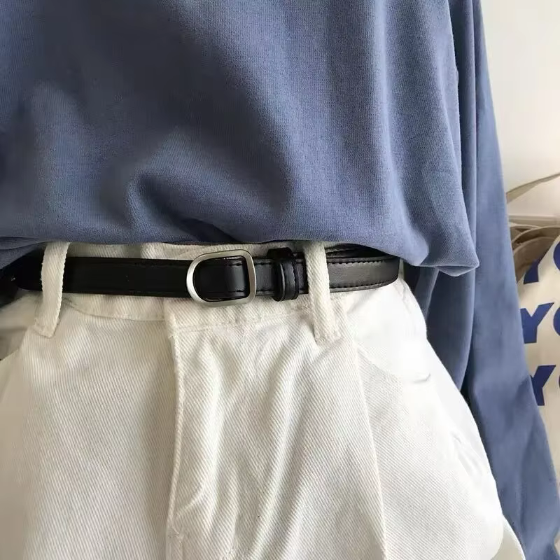 Ceinture en cuir PU de luxe pour femmes