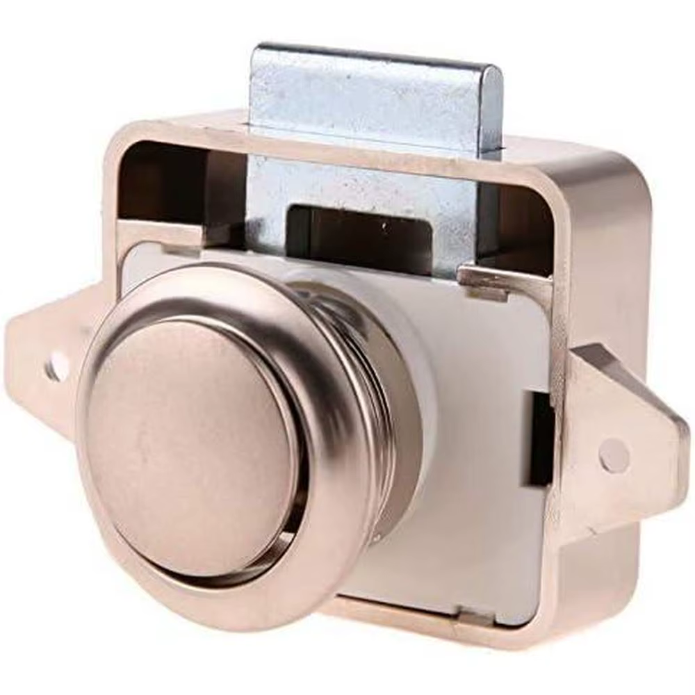 Serrure à bouton poussoir pour meubles, camping-car, voiture, caravane, bateau, moteur, maison, armoire, serrures MELLatch, quincaillerie, serrure de porte, 15-18mm
