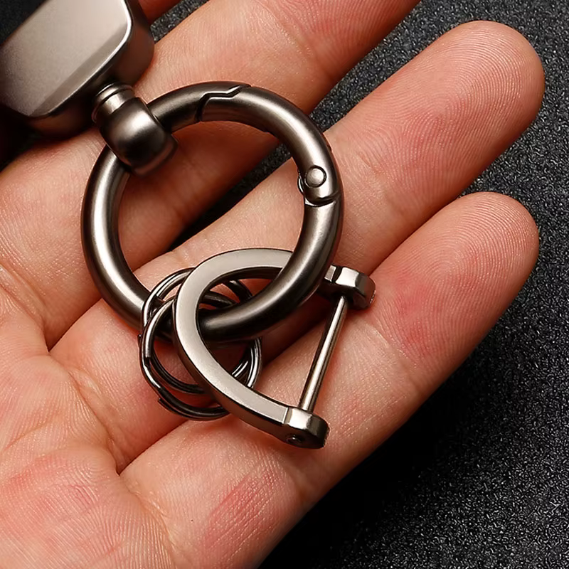Porte-clés de luxe en daim pour voiture