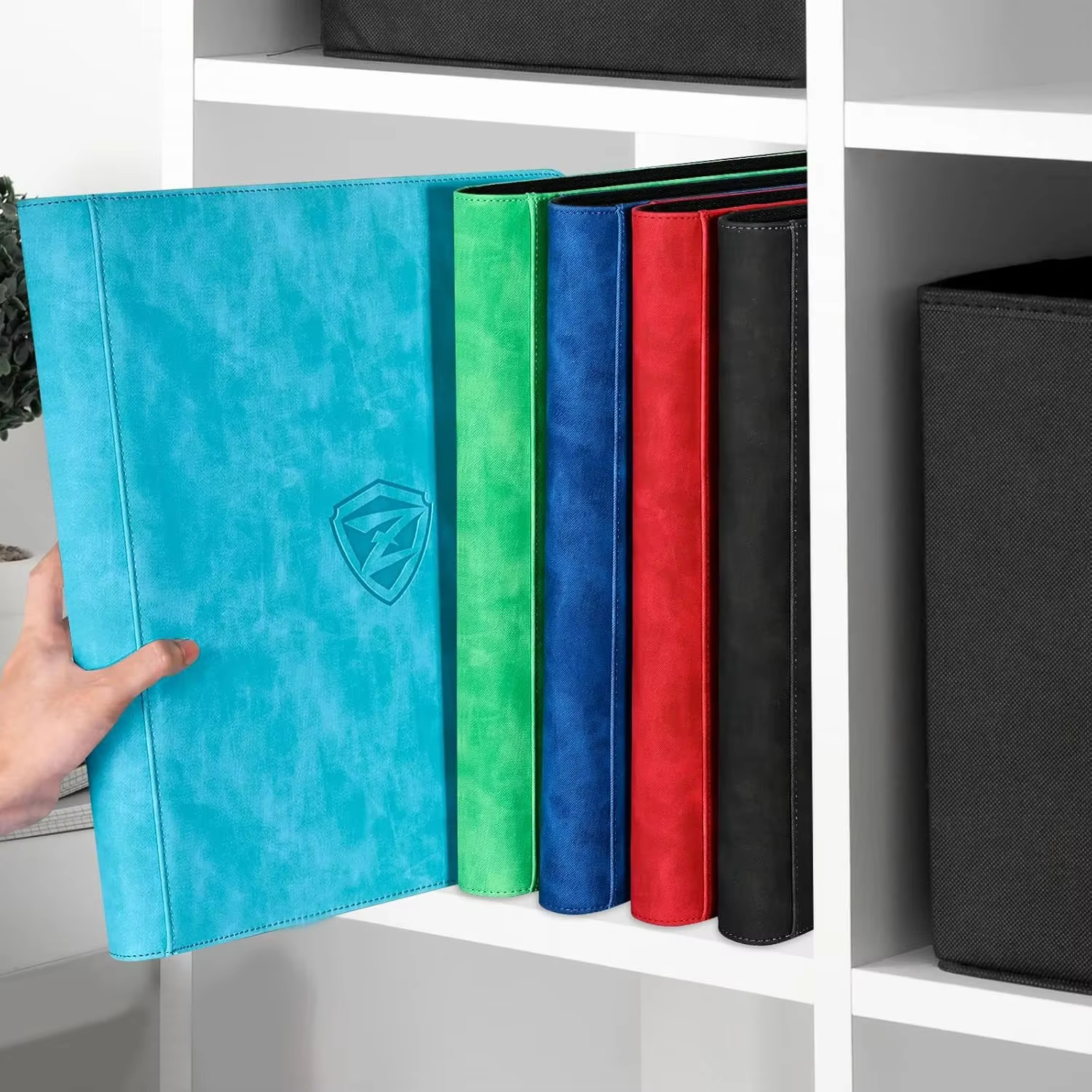 Classeur de cartes, porte-album de cartes à collectionner à 9 poches, adapté au porte-cartes de 3x4 pouces 35pt, transport de stockage d'affichage de cartes Double face