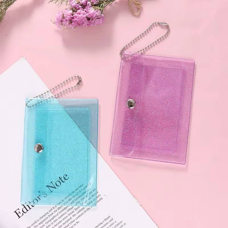 Porte-cartes de crédit transparent et étanche pour hommes et femmes