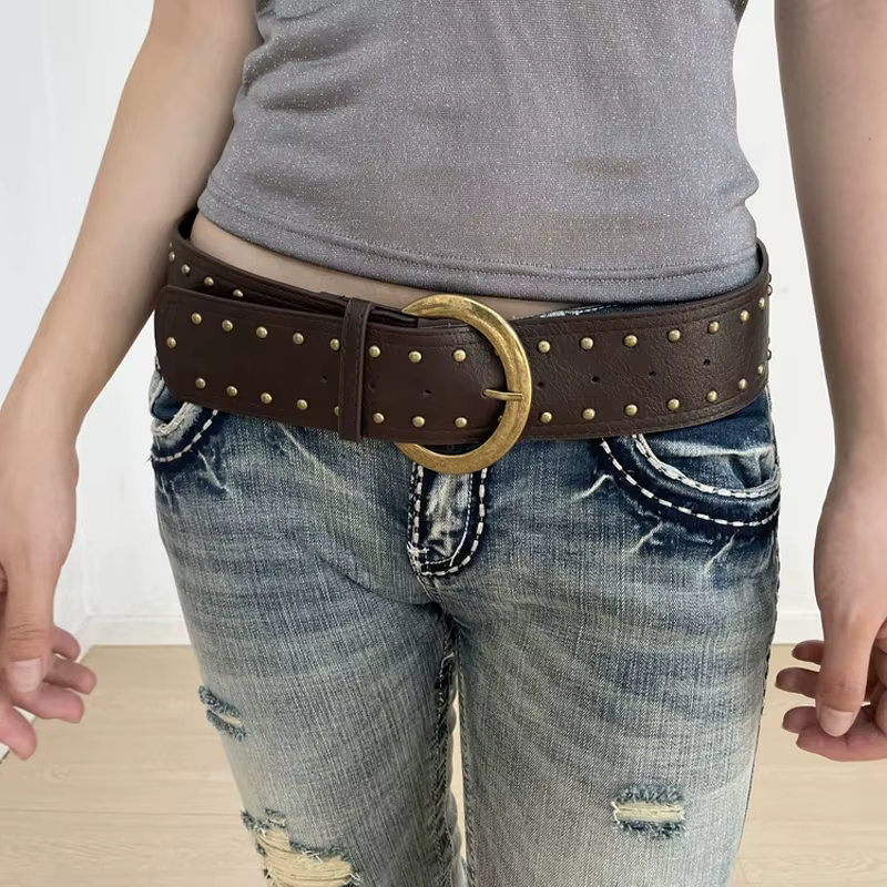 Ceinture large haut de gamme pour femmes