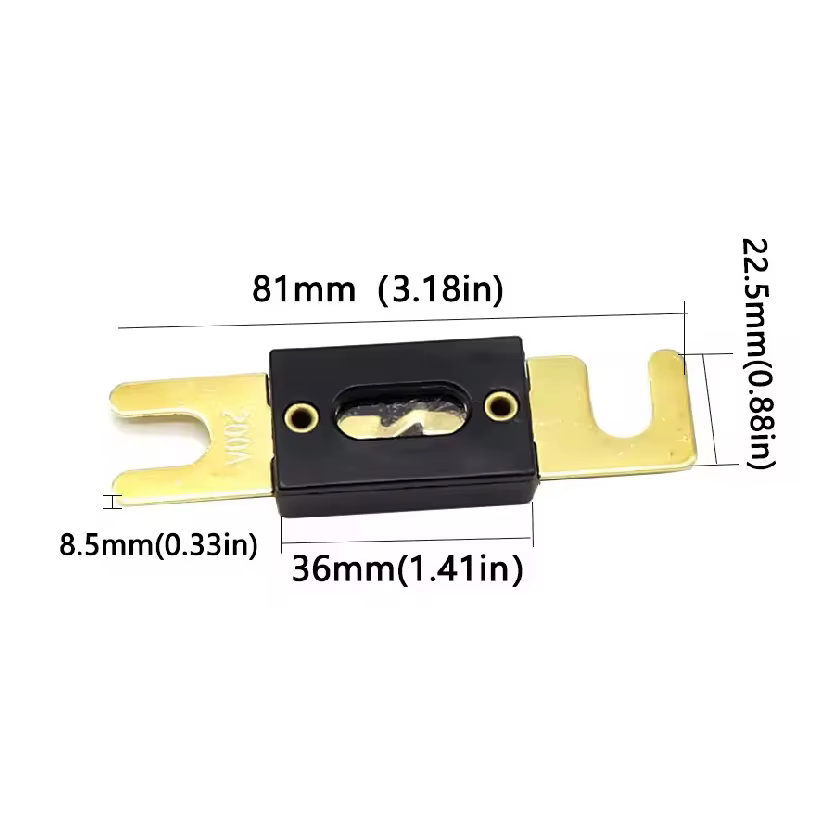 Porte-fusibles automobiles AMP, lien Fusible avec fusible ANL, porte-fusible boulonné 30A-500A