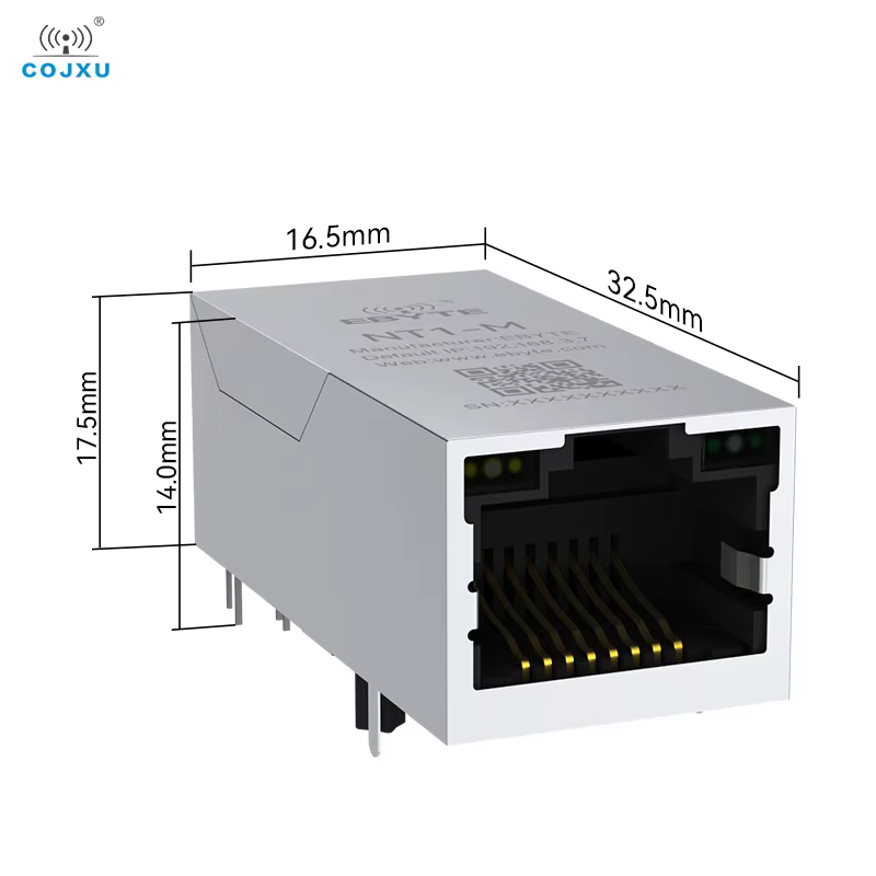 Module de port réseau série TTL vers Ethernet COJXU NE2-T1M NT1-M Passerelle Modbus TCP vers RTU Communication IoT MQTT Série vers RJ45