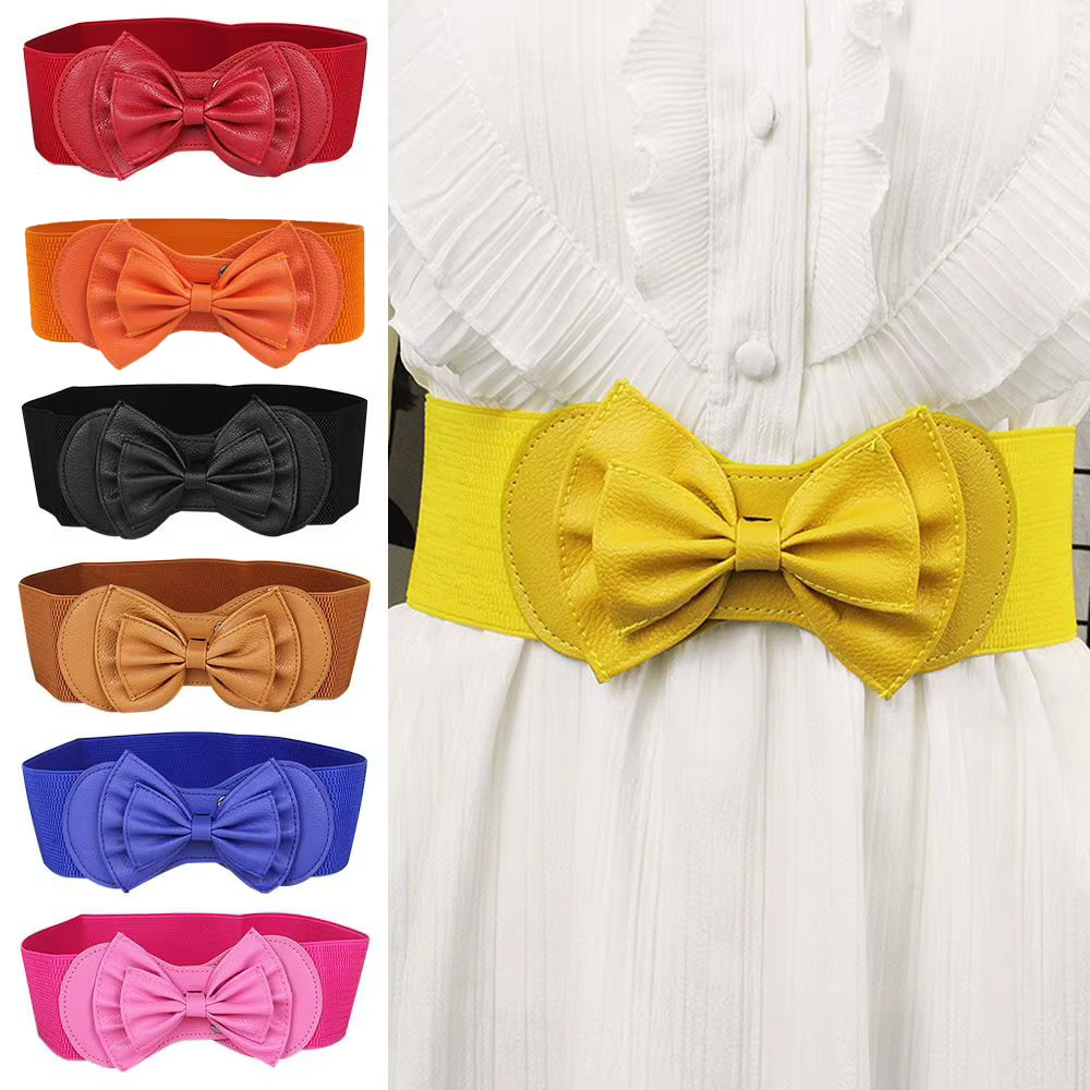 Ceinture élégante pour femme avec nœud décoratif