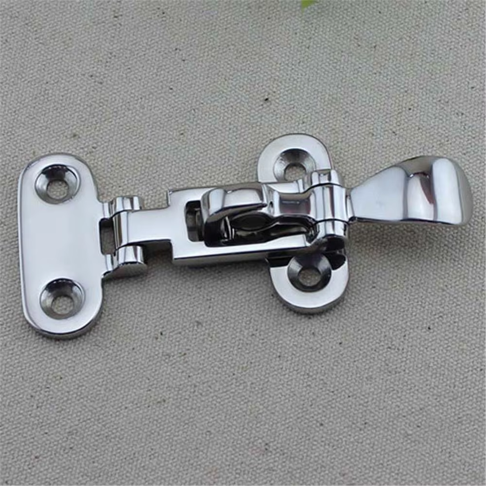 Loquet de verrouillage pour porte de bateau marin, loquet avec cadenas, accessoire de Yacht de bateau, loquet de porte en acier inoxydable, trappe, 1 pièce, serrure de bateau
