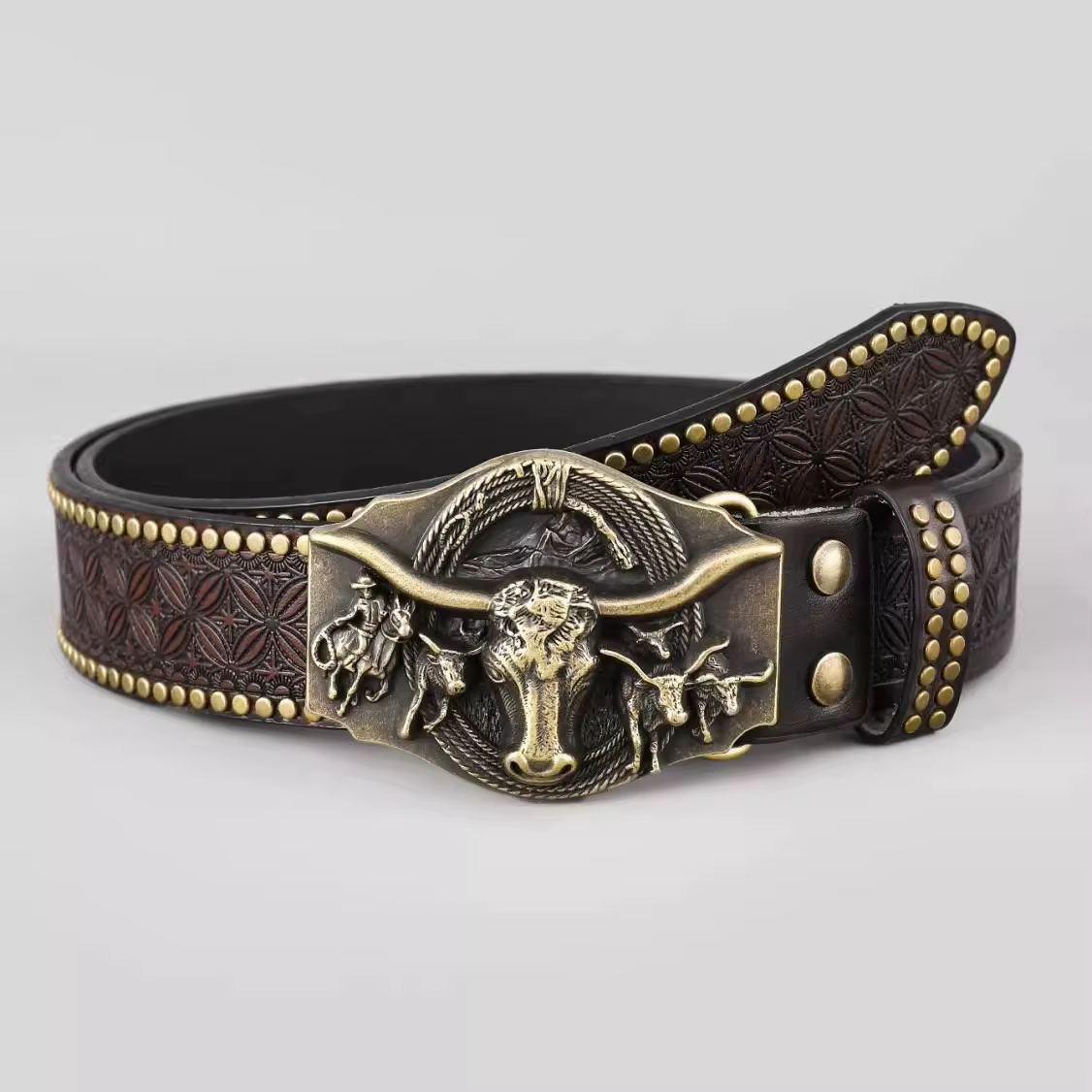 Ceinture de cowboy western pour hommes